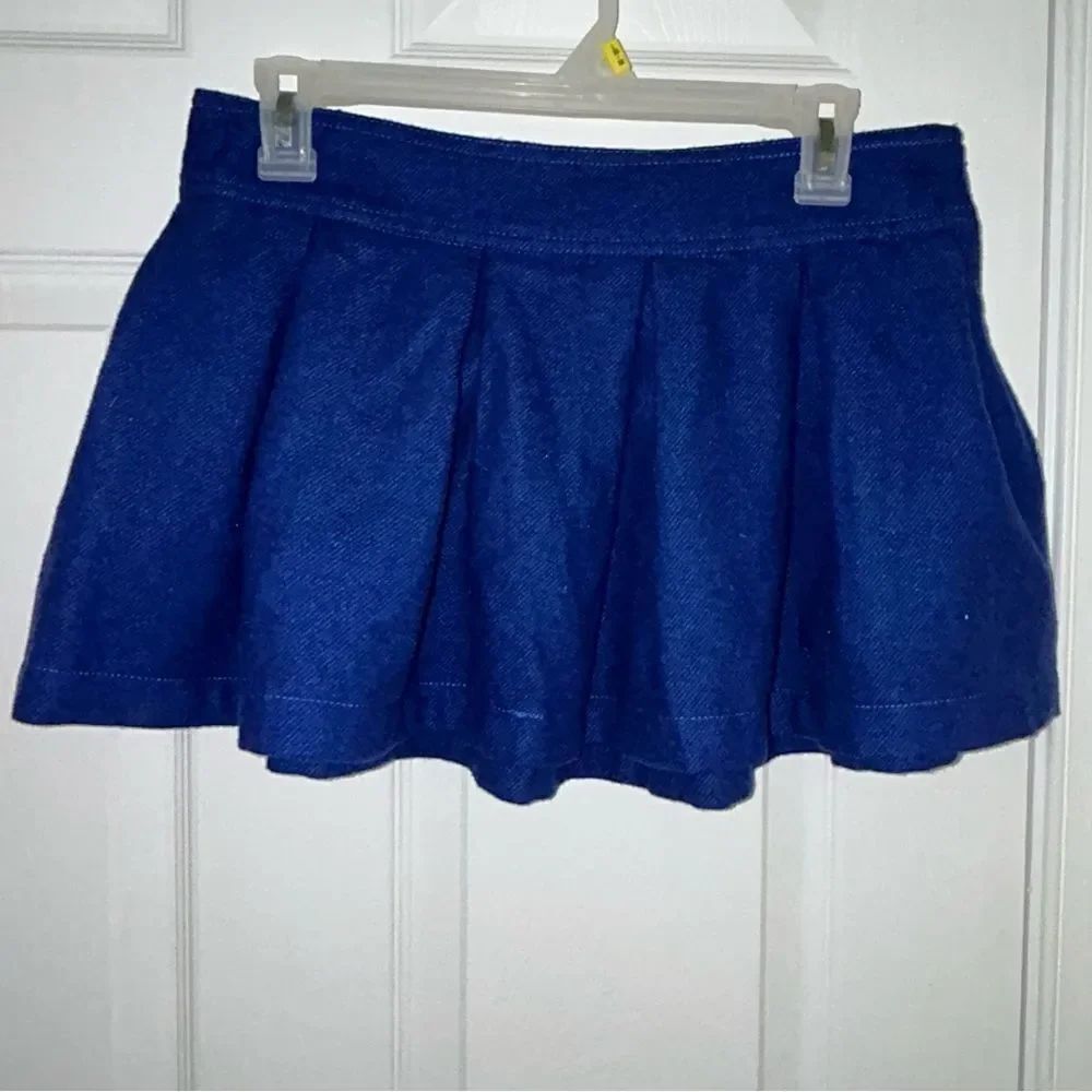 New, Abercrombie & Fitch Wool Blend Y2K Pleated Mini Skirt